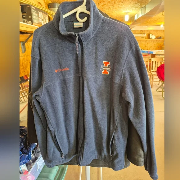 University of Illinois Columbia fleece jacket - Picture 1 of 1